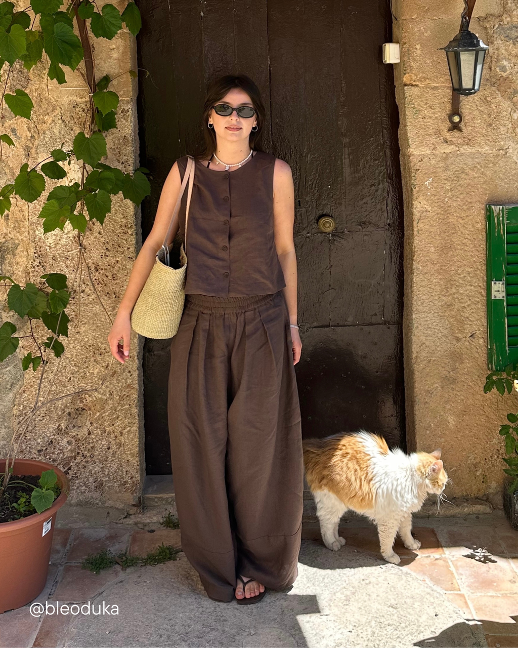 Pantalones de Lino Bobbi