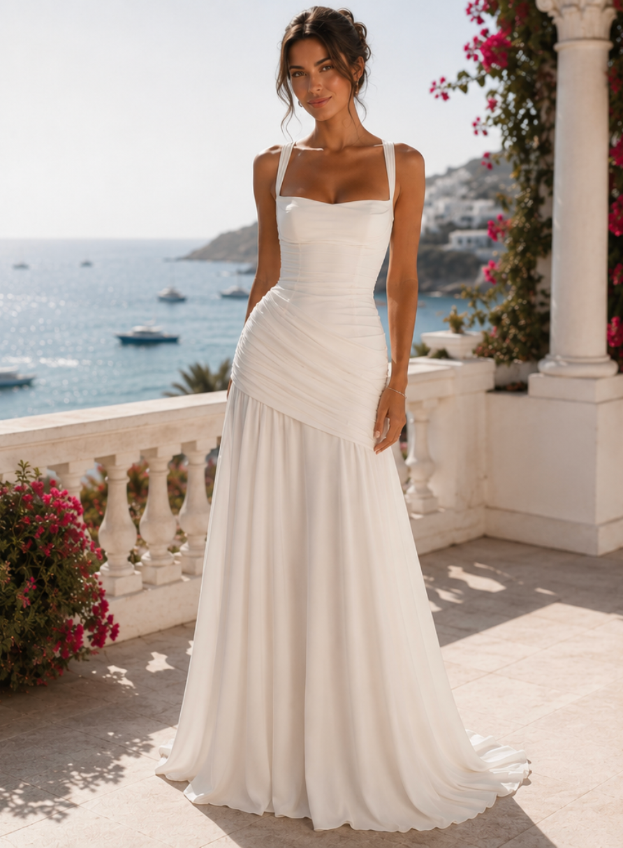 Vestido Largo Elegante Ennie