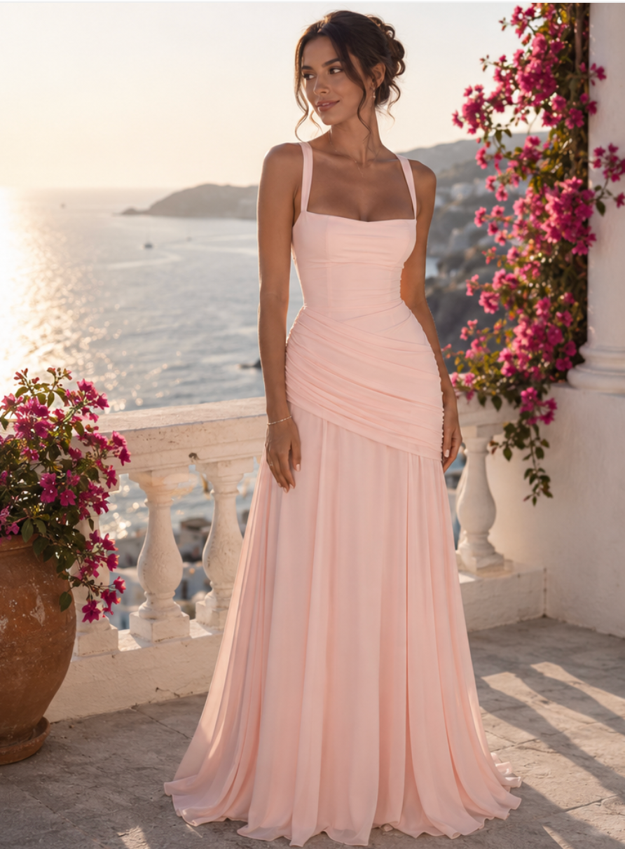 Vestido Largo Elegante Ennie