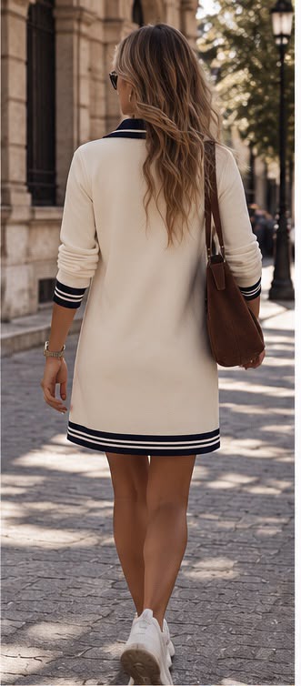 Vestido de Manga Larga Dorellia